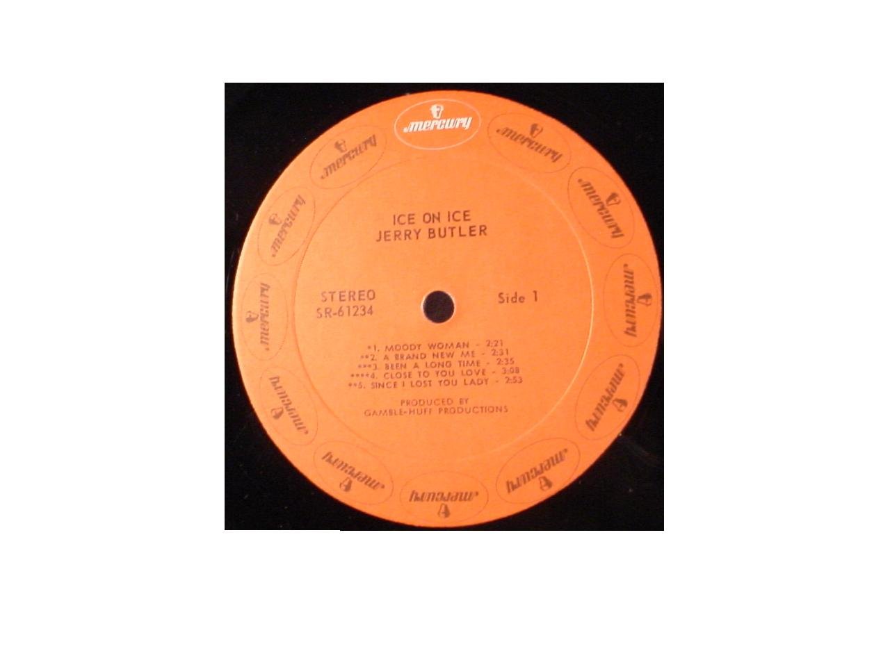 JERRY BUTLER LP, ICE ON ICE (US ISSUE EX/EX VINYL)