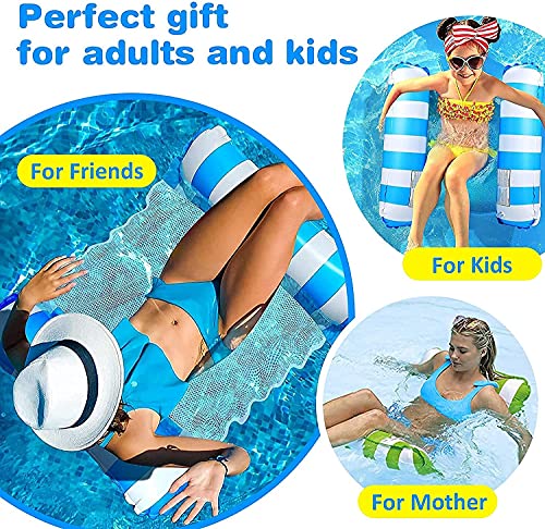 Image of CPEX Pool Floats Lounger, Inflatable Pool Floats Adult Size, Water Hammock Pool Rafts Floaties for Swimming Pool