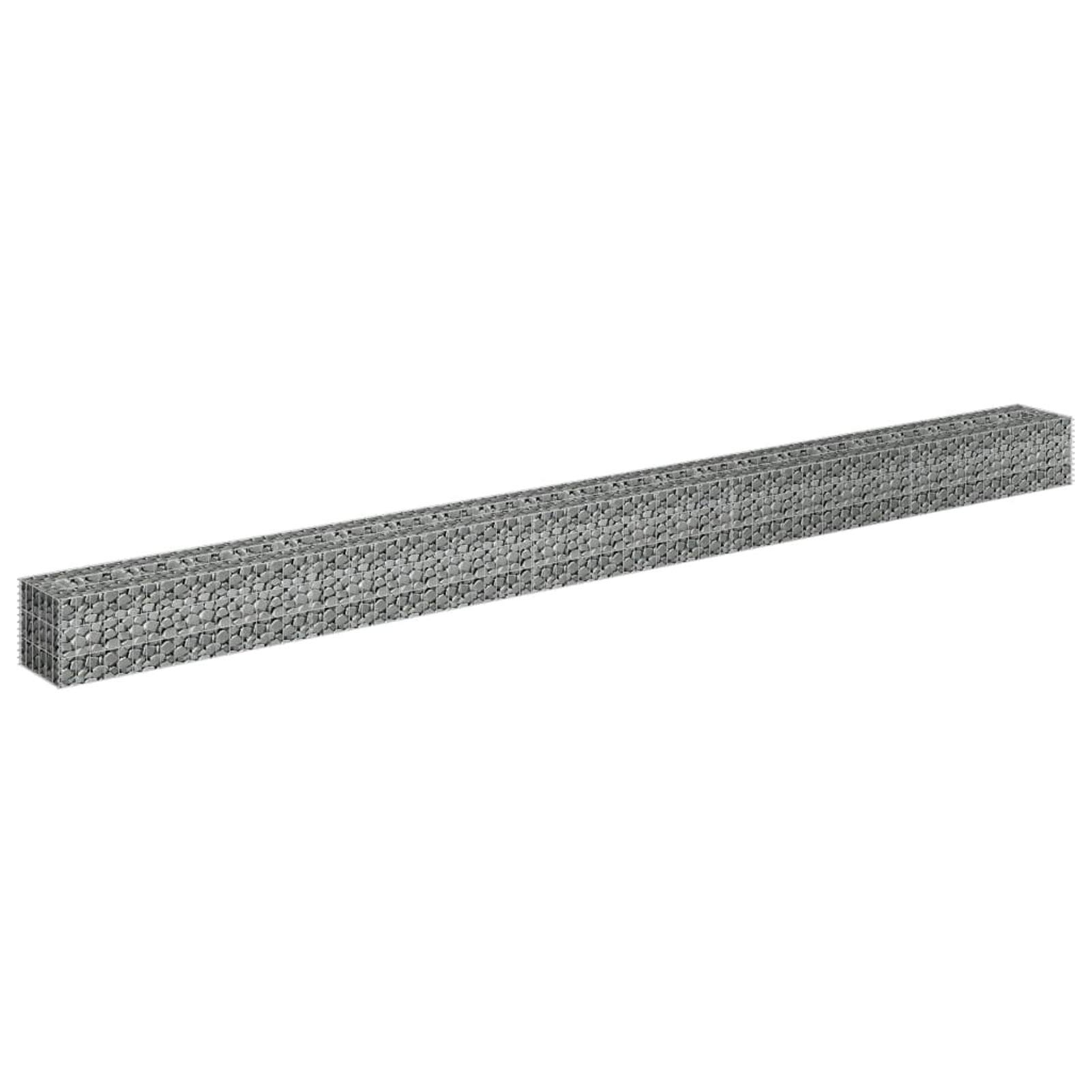 Arriate, Mesa De Cultivo, Huerto Domestico, Cultivo De Plantas Aromaticas, Arriate De Jardín, de gaviones de Acero galvanizado 450x30x30 cm