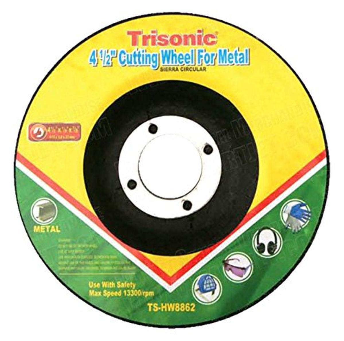 Trisonic Abrasive Cut-Off Cutting Grinding Wheel Metal Stainless Steel