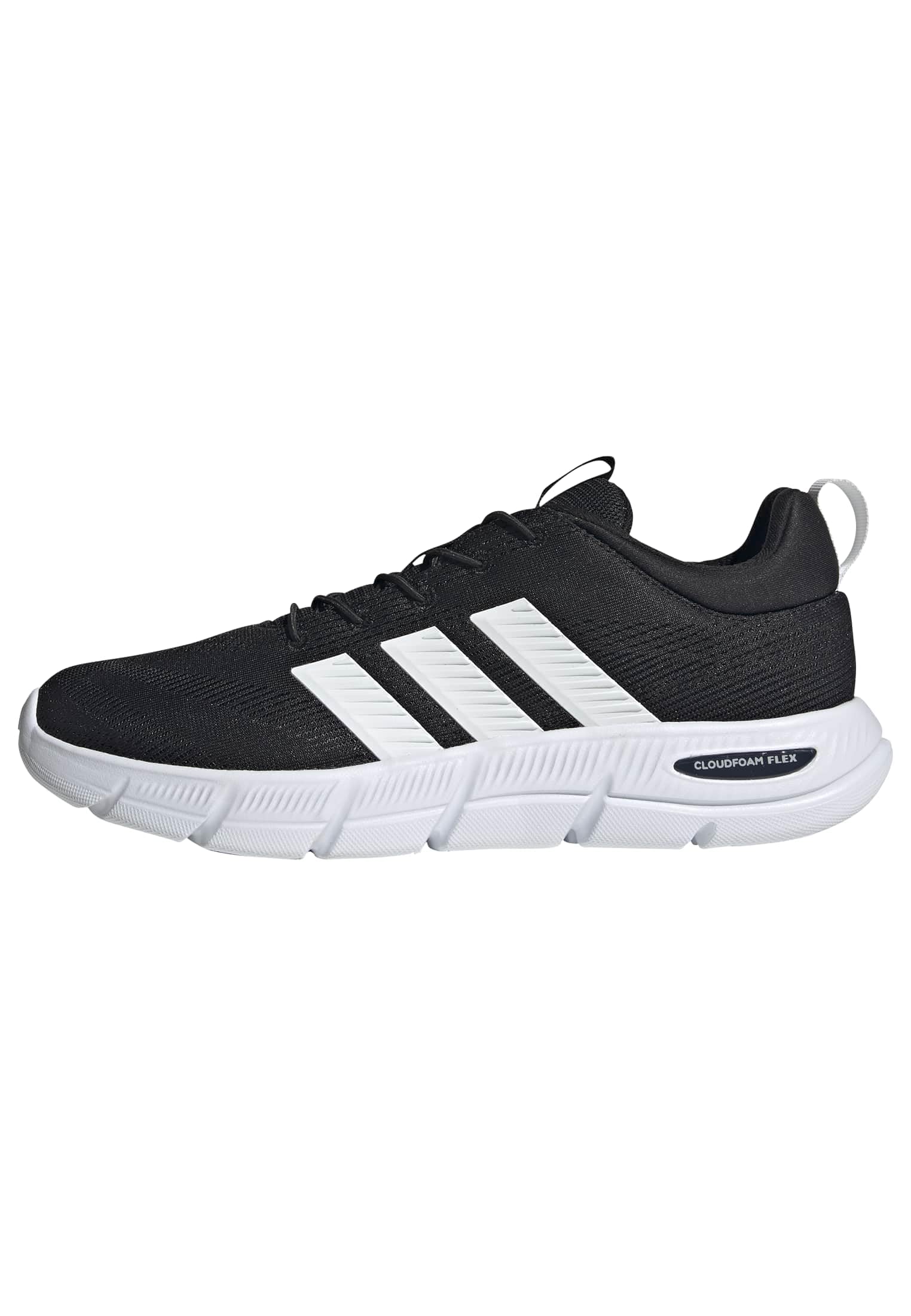adidas Men's Cloudfoam Flex Elastic Laces Shoes, core Black/FTWR White/Carbon, 11.5 UK