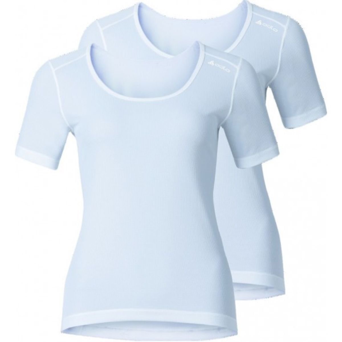 Odlo Camiseta S/S Crew Neck Active Cubic Light 2 Pack Camiseta Interior Mujer