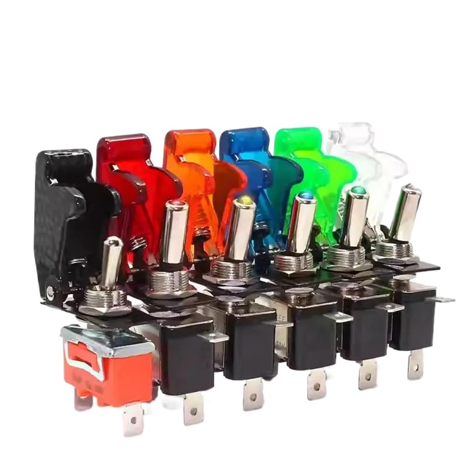 Interrupteur à bascule de sécurité 12 V ASW-07D 20A pour remorque - 8