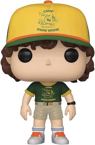 Miniatura 5 de POP Stranger Things - Figura de vinilo Dustin at Camp Pop! (incluye funda protectora compatible con Pop Box)