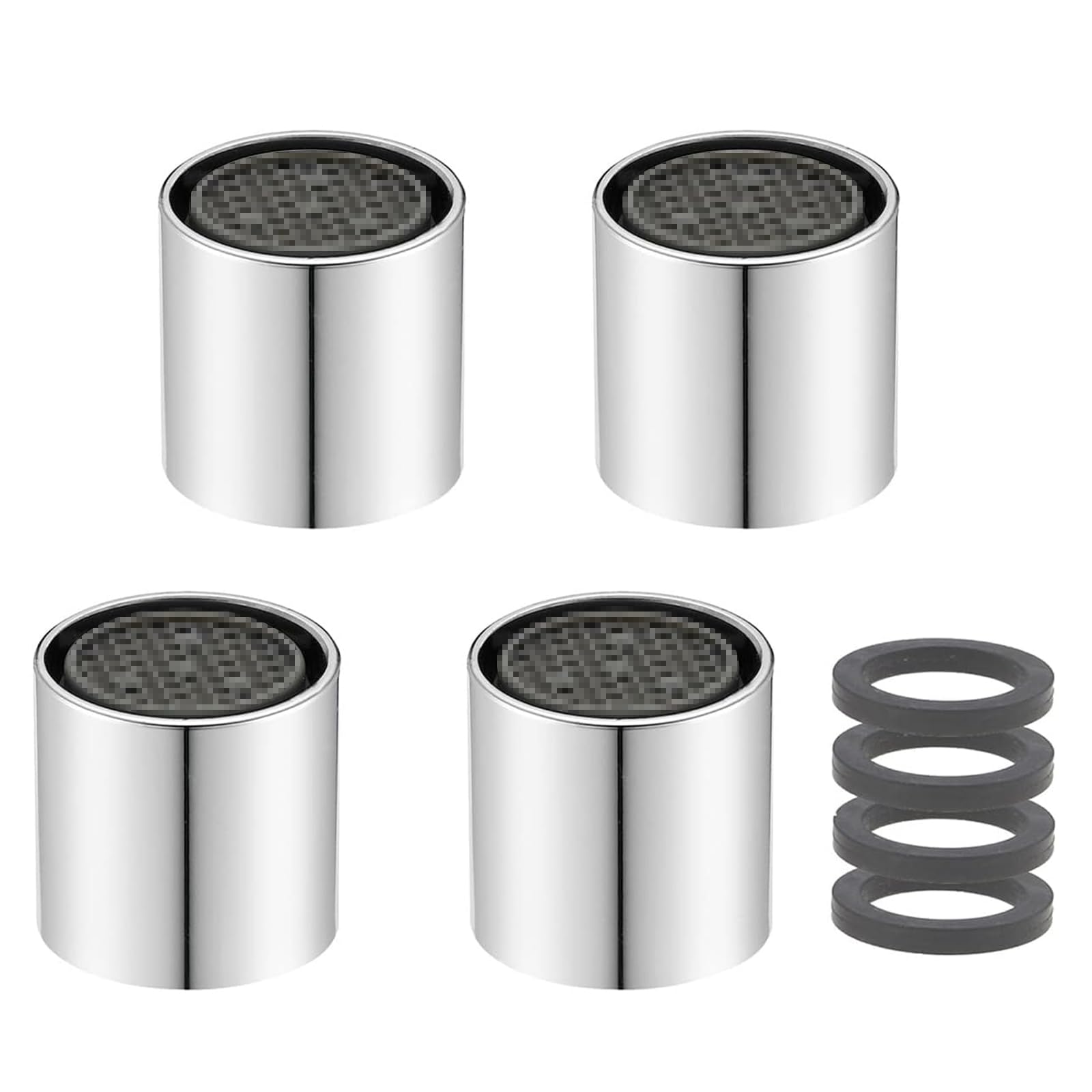 M16/M18/M20/M22 x 4 Pezzi aeratori, parti di ricambio dell'aeratore del rubinetto del filtro dell'ugello del filtro per prova di schizzi e risparmio idrico - filettatura interna (M16)