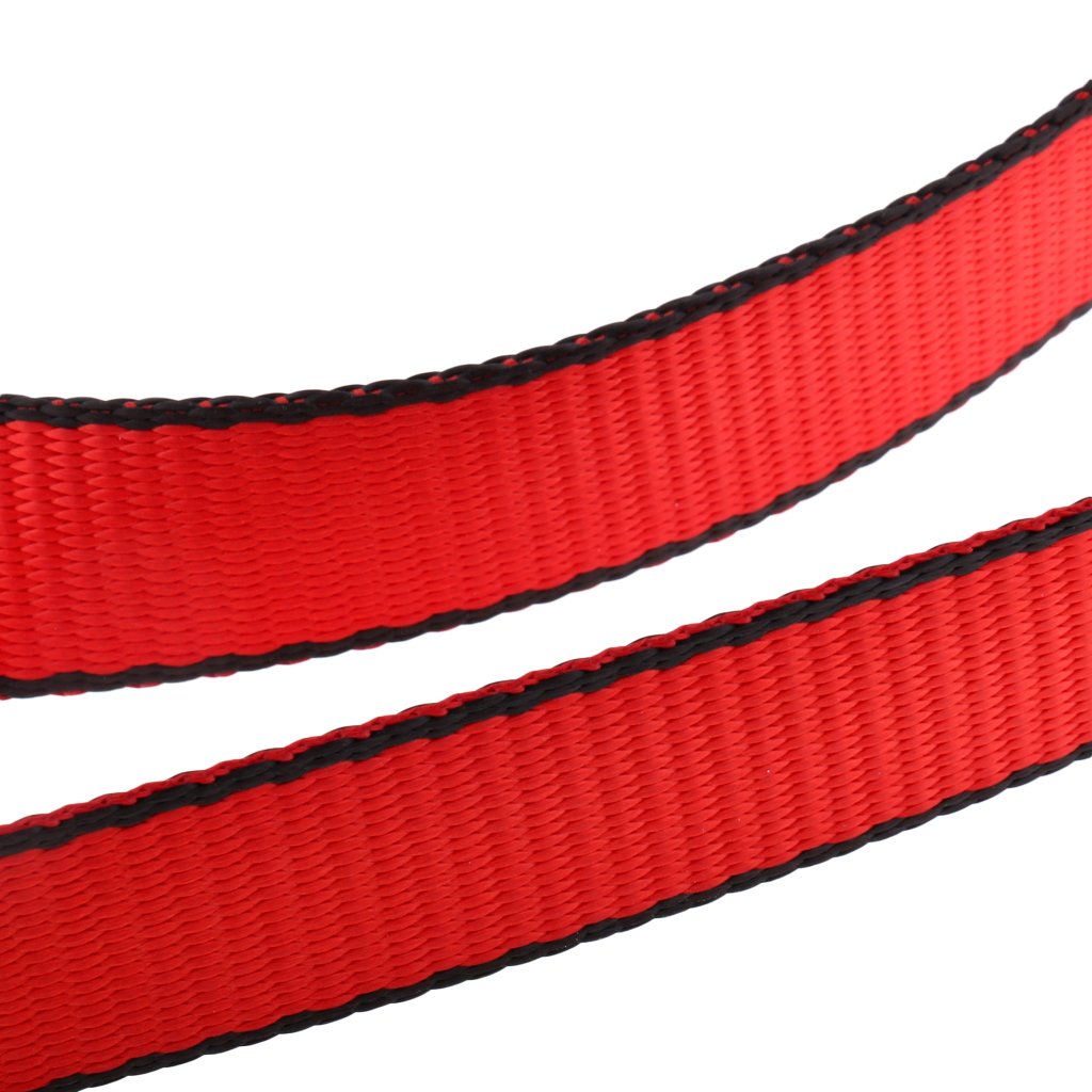 Qianly 2x Hüftgurt für Klettereinsätze mit Karabinerhaken, 180 X 2,8 Cm