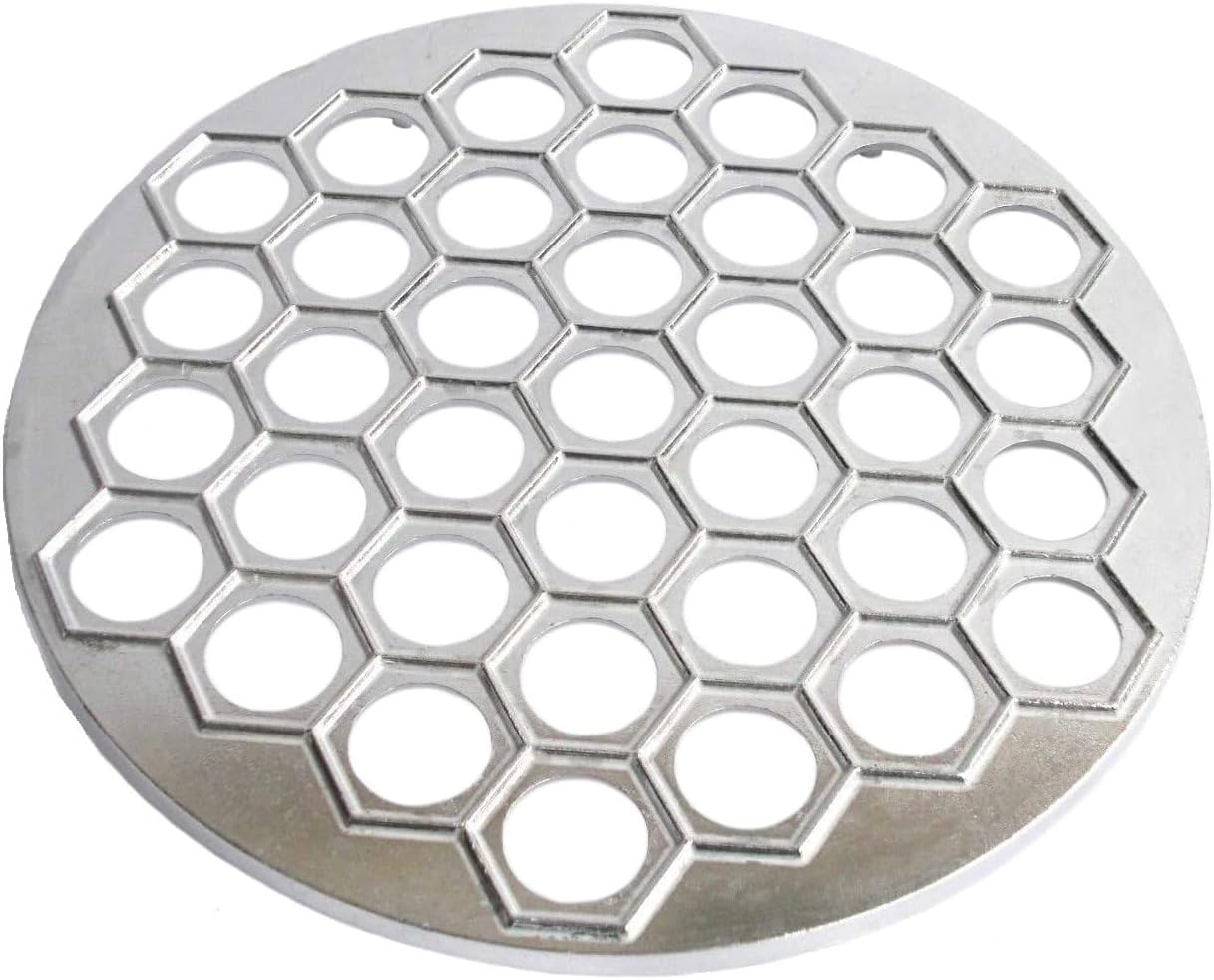 Tredoni 1" Pelmeni Pastry Maker 37 pcs Aluminium Mould - 2.2cm Russian Dough Filling Dumpling/Ravioli Tray Mould