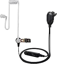 HYSHIKRA Acoustic Air Tube Earpiece, Covert Surveillance Headset with PTT for Baofeng UV-9R Plus UV-XR BF-9700 A58 UV-5S GT-3WP Waterproof Radio Two Way Radio