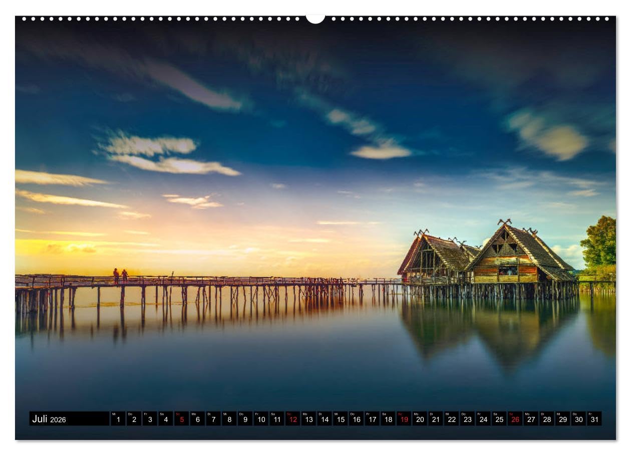 Alpen und Seen (hochwertiger Premium Wandkalender 2026 DIN A2 quer), Kunstdruck in Hochglanz: Landschaftsfotografie mit höchsten Ansprüchen (CALVENDO Natur)