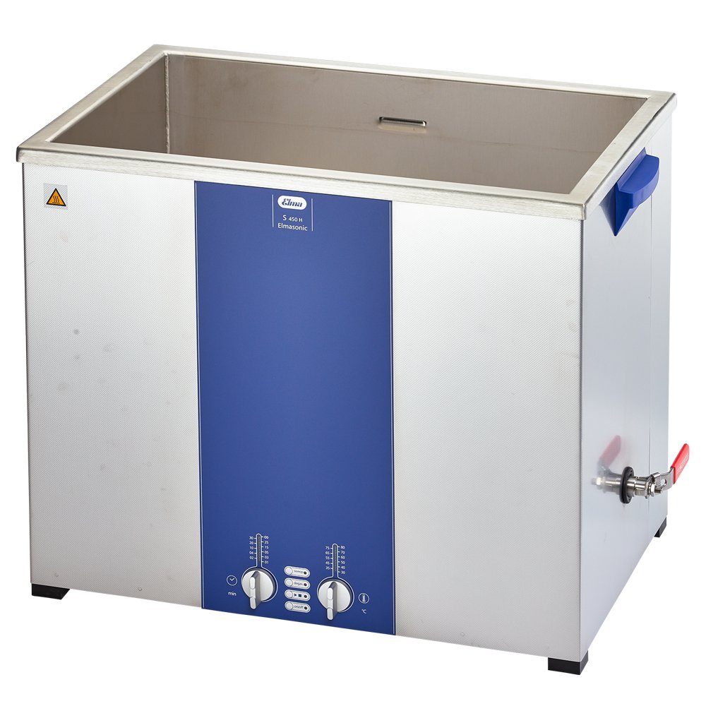 Elmasonic 102 7212 S900H Ultrasonic Cleaner for Lab and Dental Cleaning with Sweep Mode, Heater and Timer, 18.4" Height, 22.4" Wide, 28.1" Length, 23.8 gal, Stainless Steel, Plastic