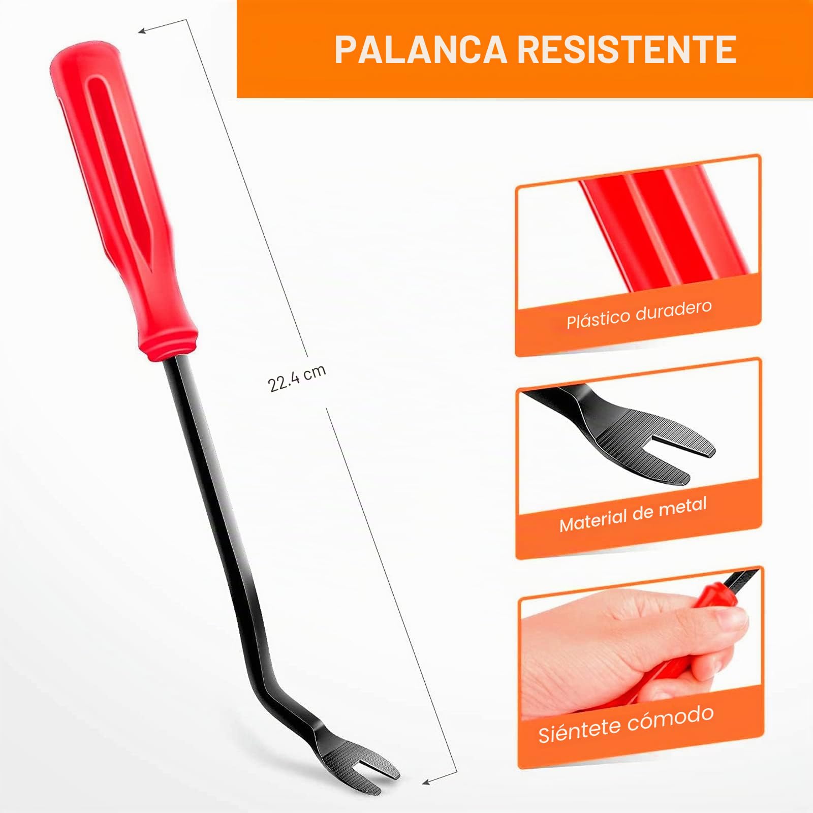240PCS Remaches Plastico, Universales Grapas Coche 6 Tamaños Clips de Fijación para Coche Grapas Paneles de Puerta de Parachoques Fender con 5 Piezas Herramientas Desmontaje Coche