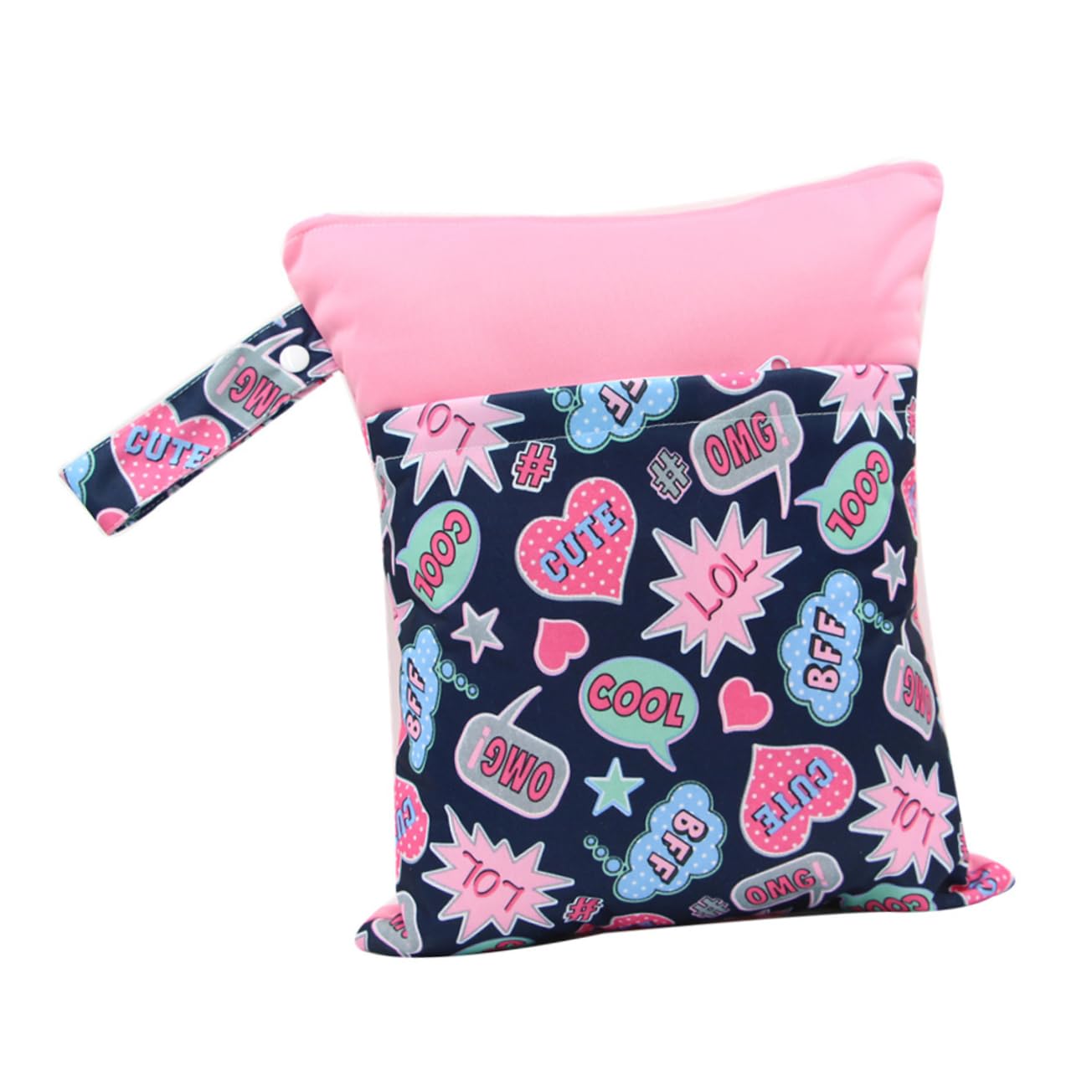 ifundom 3pezzi Borsa Per Pannolini Colorata Dotata Di Due Tasche e Manico Perfetta Per Viaggi e Uso Quotidiano Pattern