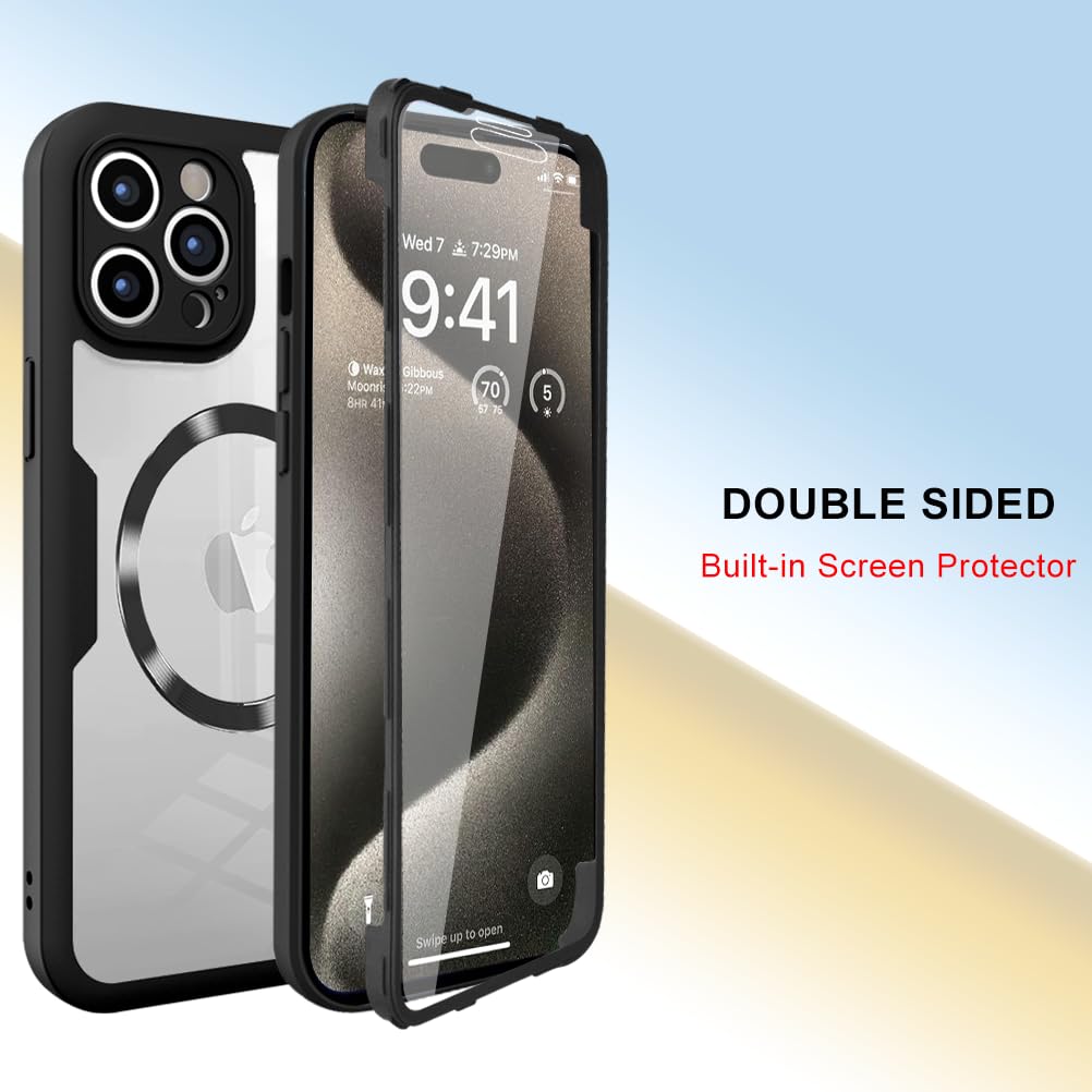 ESONG Cover Magnetica per iPhone 16,Protettiva Case