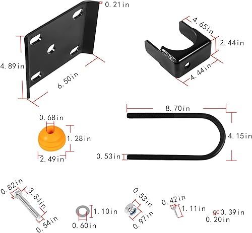 Miniatura 6 de Kit de volteo de eje trasero de 6 pulgadas para bajar camionetas pickup para camiones Chevy Silverado C1500 y GMC C1500 de media tonelada 1988-1998