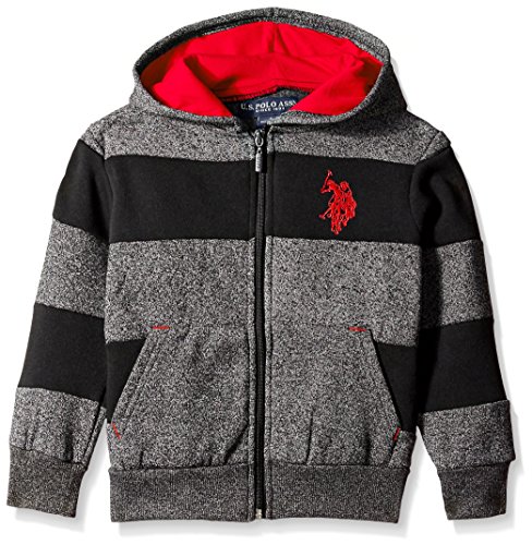 U.S. Polo Assn. Boys' Cut and Sewn Fleece Hooded Jacket