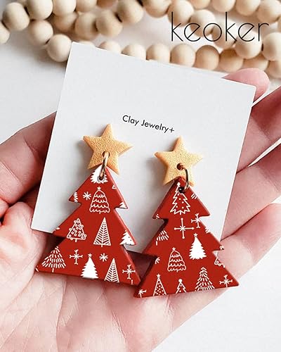 Miniatura 4 de Serigrafía de seda navideña para arcilla polimérica, plantillas de serigrafía de Navidad para arcilla polimérica, impresión en arcilla y otras joyas