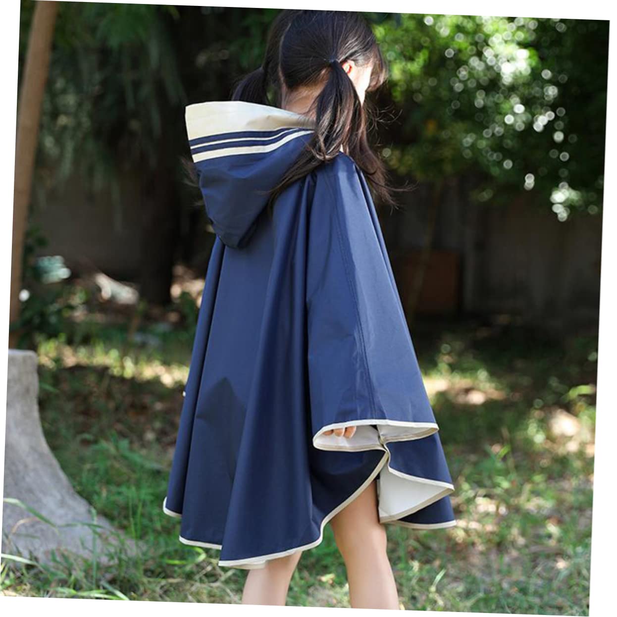 LIFKOME indumenti impermeabili per bambini impermeabile poncho con cappuccio poncho per bambini mantello con cappuccio giacca antipioggia per abbigliamento da pioggia per ragazze