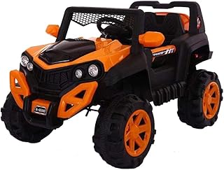 Mystique Electric Rides-on Car for Kids with Remote Control - Orange - A6500