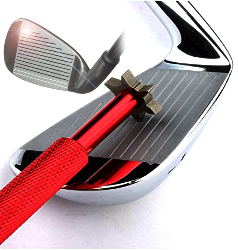 Golf Club Groove Sharpener with 6 Heads - Ideal for Optimal Backspin and Ball Control - Perfect Tool for Wedges and Utility Clubs (B00ZM0DMKI) Amazon Price History, Amazon Price Tracker