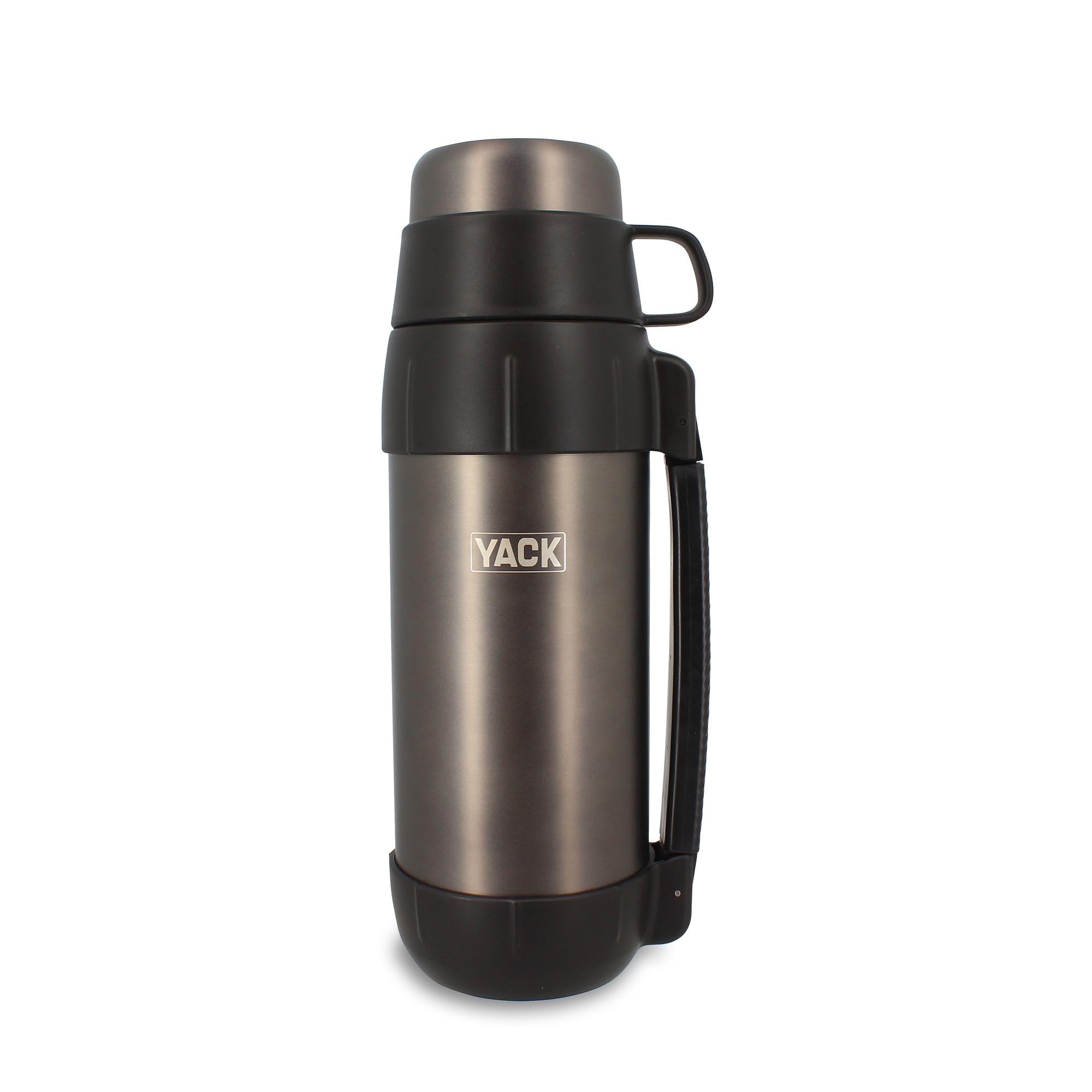 YACK - Borraccia termica 1,5 l in acciaio inox nero - 9102303