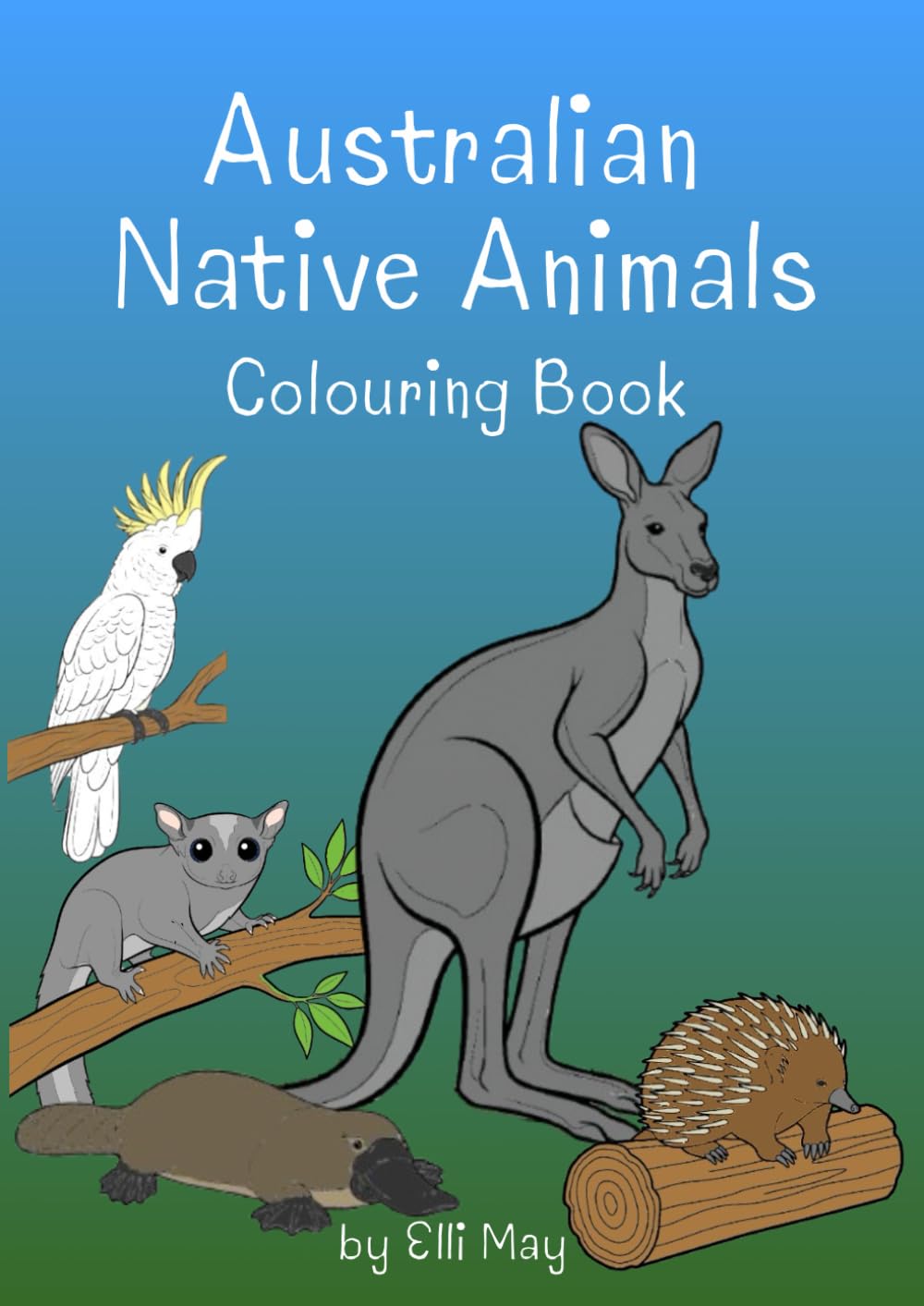 Australian Native Animals Colouring Book: 50 Native Animals with Fun Facts | Learn, Colour & Explore Australia’s Most Amazing Wildlife!