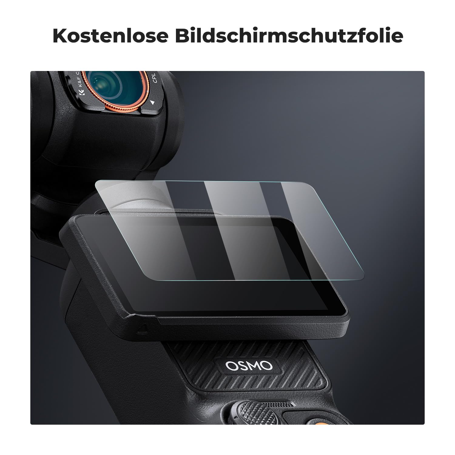 K&F CONCEPT FSD05 Filterset kompatibel mit DJI OSMO Pocket 4/3, CPL Filter,ND2-32 ND Filter, magnetisches Black-Mist 1/4 Filter, Osmo Pocket 3 Zubehör, Osmo Pocket 4 Zubehör(Aluminiumrahmen)