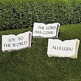 Outdoor Nativity Store Good Words Yard Sign Set