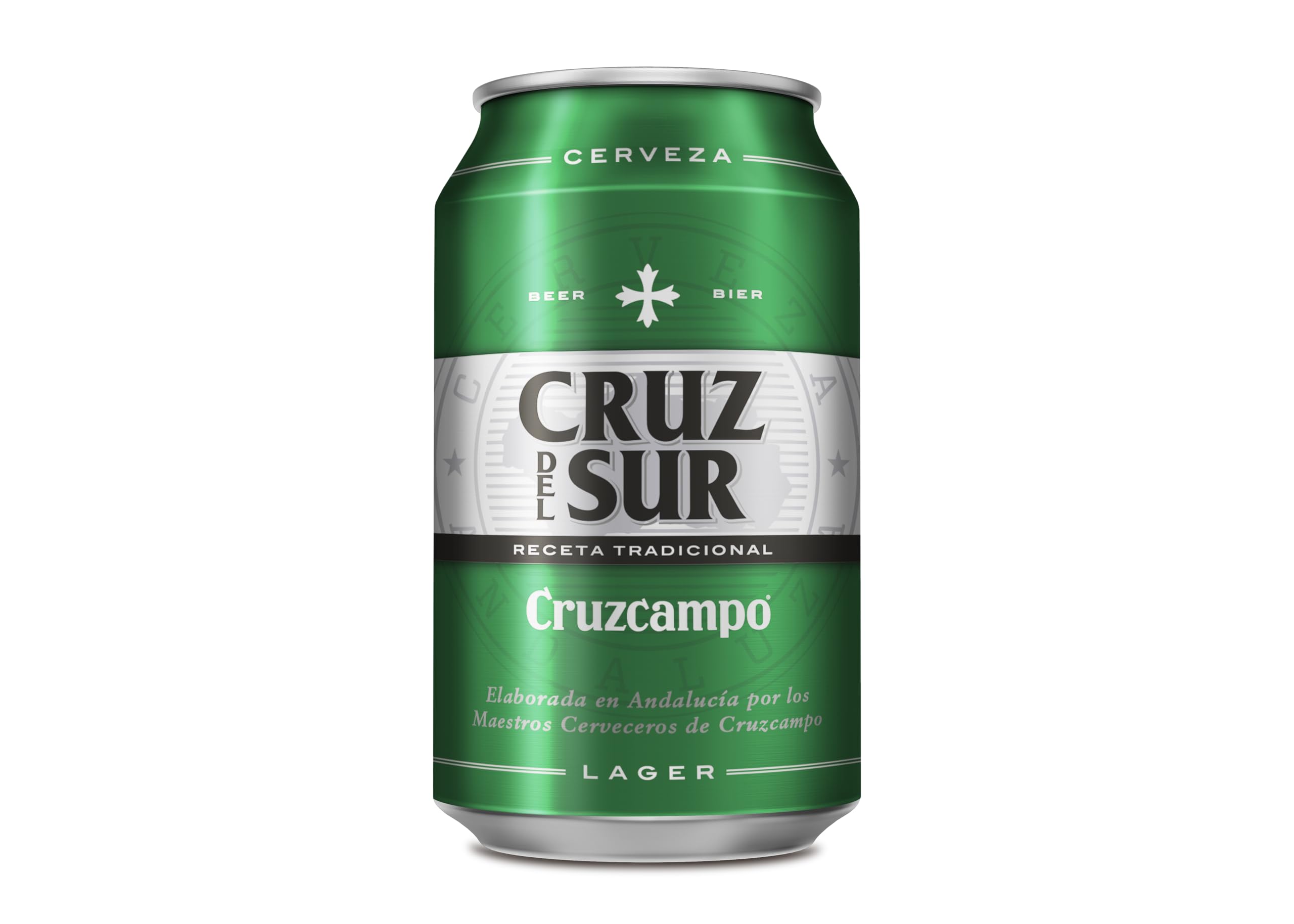 Cruz del Sur cerveza, Pack 24 latas, 33 cl (Paquete de 4)