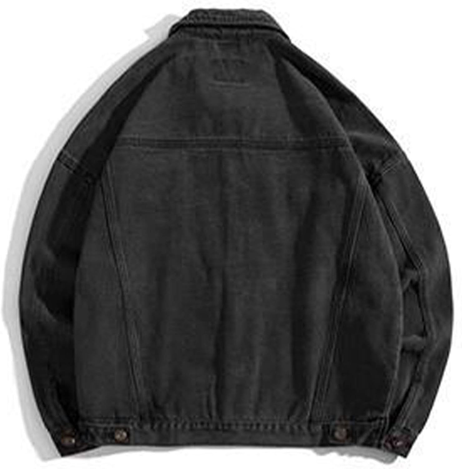 Maiyifu-GJ Men's Distressed Denim Trucker Jacket Fashion Vintage Jean Jacket Cotton Lightweight Casual Motorcycle Coat