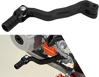 Gear Shift Lever, Shifting Gears Lever Folding Foot Shifter CNC Knurled Shift Lever Motorcycle Shifter Shift Lever Hand Gear Lever for CG CB NC 125 150 200 250 450 ATV Four Wheel Bike Black