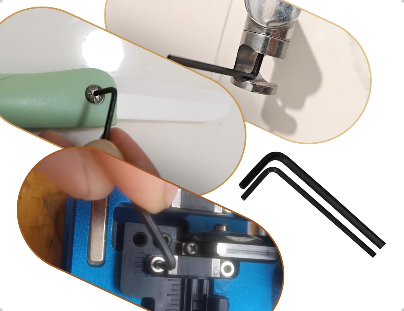 Integy QuickPit Set 7 Chiavi A Brugola Esagonali Con Manico In Carbonio – Verde
