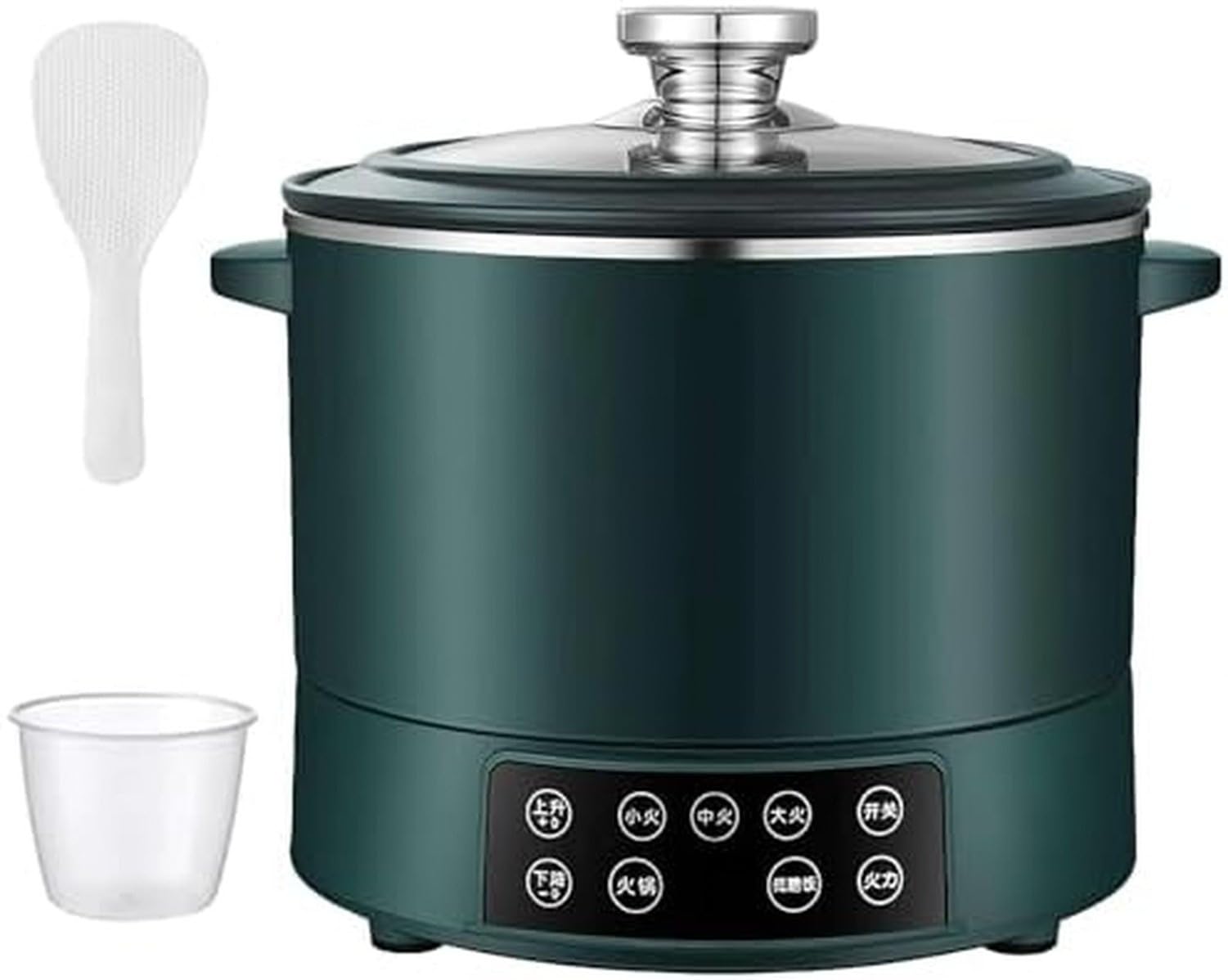 Smart Rice Cooker z koszem na parze, funkcja gotowania o niskiej zawartości cukru, zegar opóźnień 12H dla zdrowych posiłków rodzinnych, operacja jednym dotykiem,