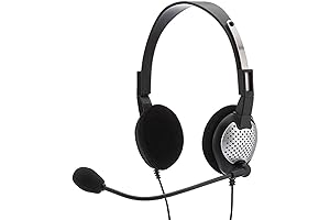 Voice Recognition USB Headset with Noise Cancelling Microphone