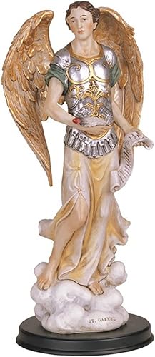 ICE ARMOR Figura de arcángel Gabriel de 12.0in de alto, diseño religioso