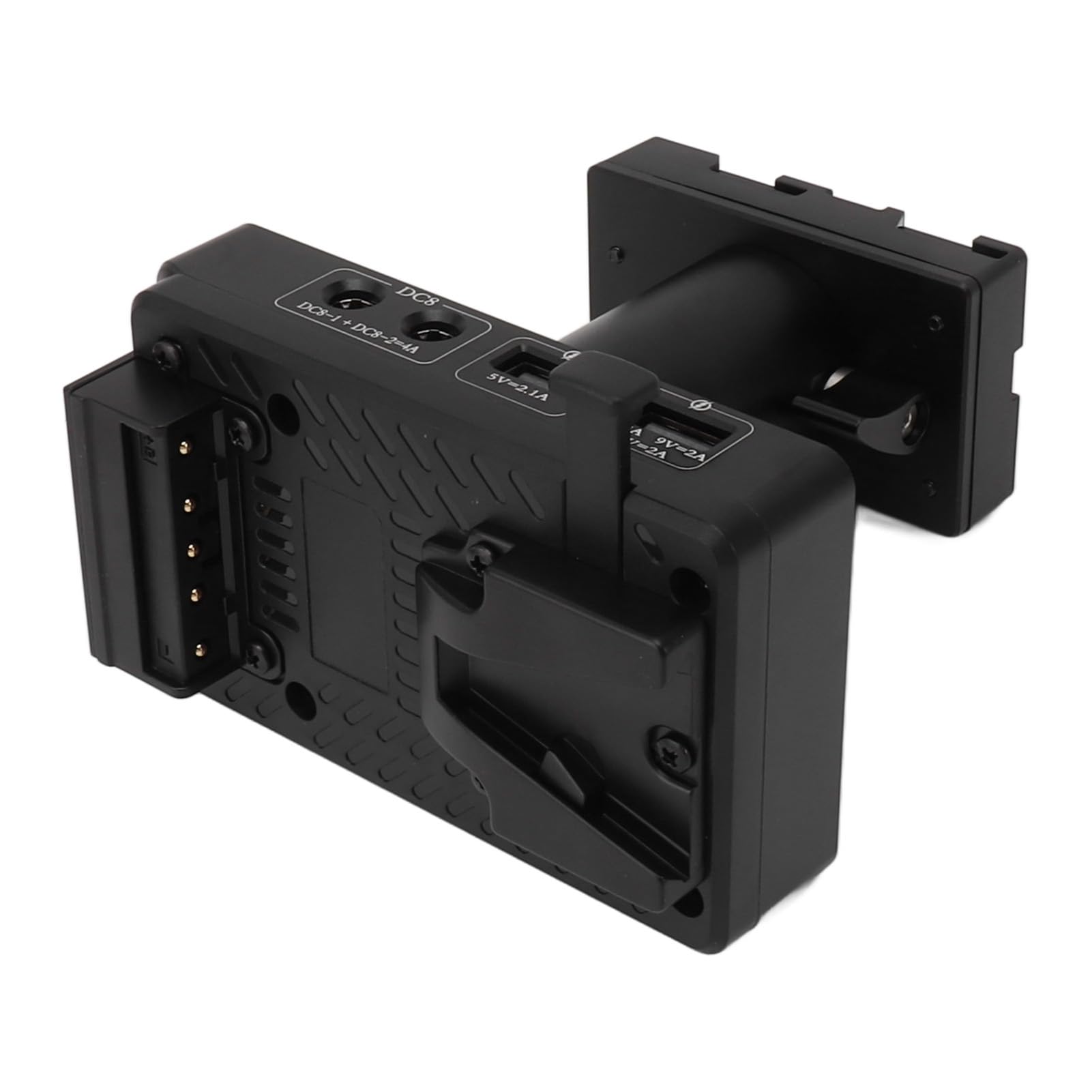 Cryfokt Convertidor de Batería de Montaje en V Duradero a Batería BP, con Circuito de Seguridad, para PMW 100 150 160 200 300, Placa Adaptadora de Cámara