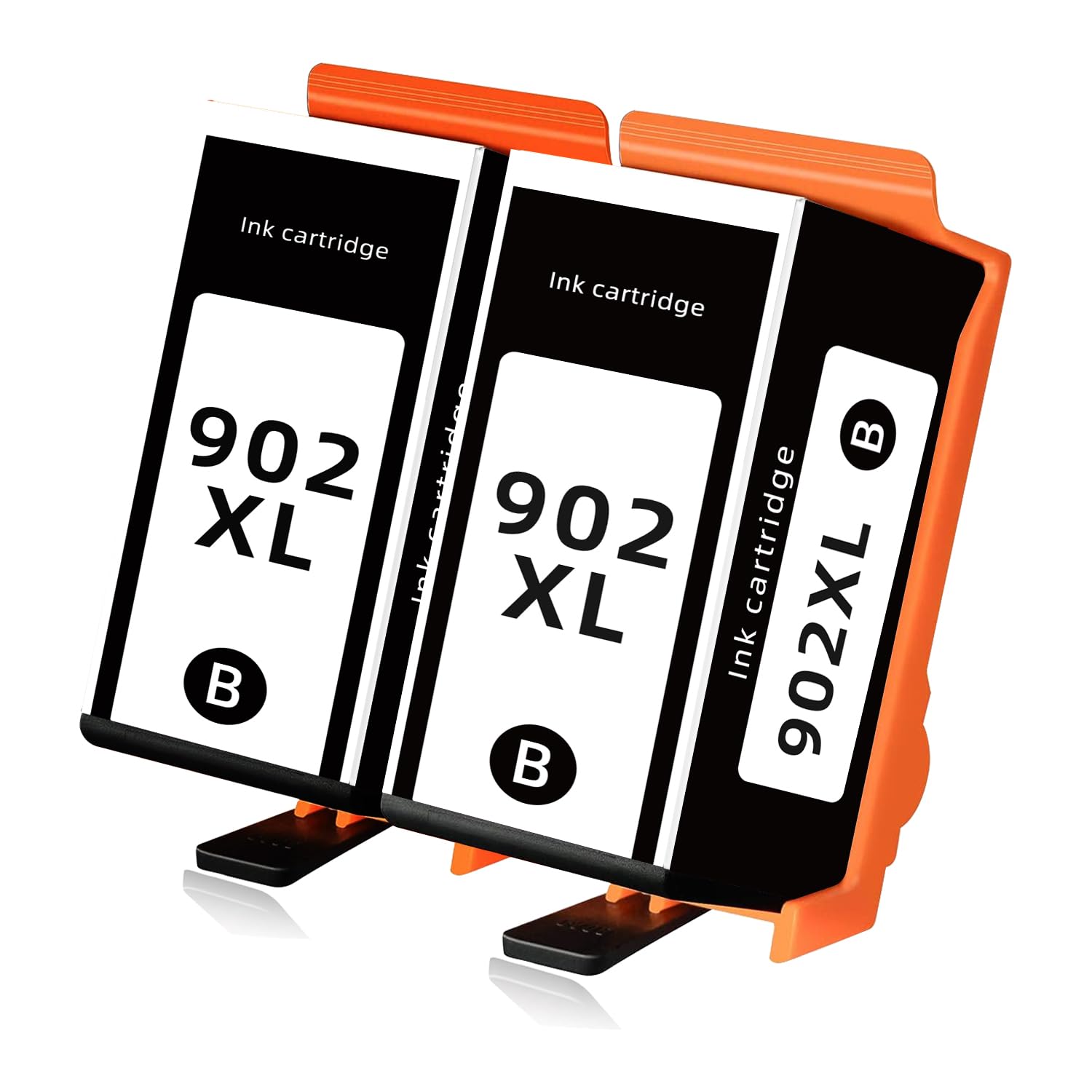 902XL Black Ink Cartridges Combo Compatible for HP Printer 2-Pack for HP 902 XL for HP902 OfficeJet Pro 6958 6970 6962 6960 6950 6975 6954 6951 6956