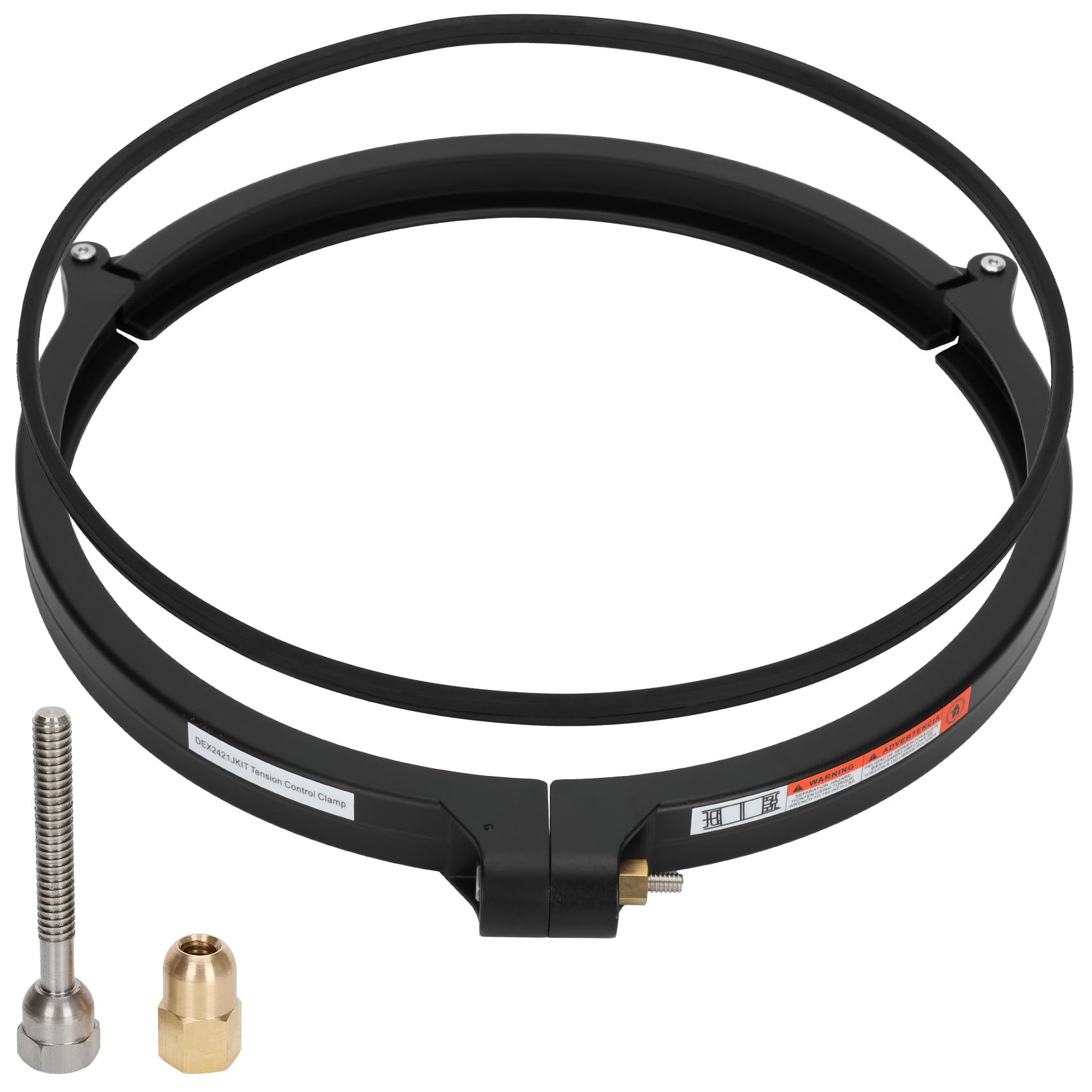 Anrain DEX2421JKIT - Abrazadera de control de tensión compatible con filtros Hayward Swim-Clear y Hayward Pro-Grid, DEX2421JKIT abrazadera de filtro de cartucho con sello de tanque
