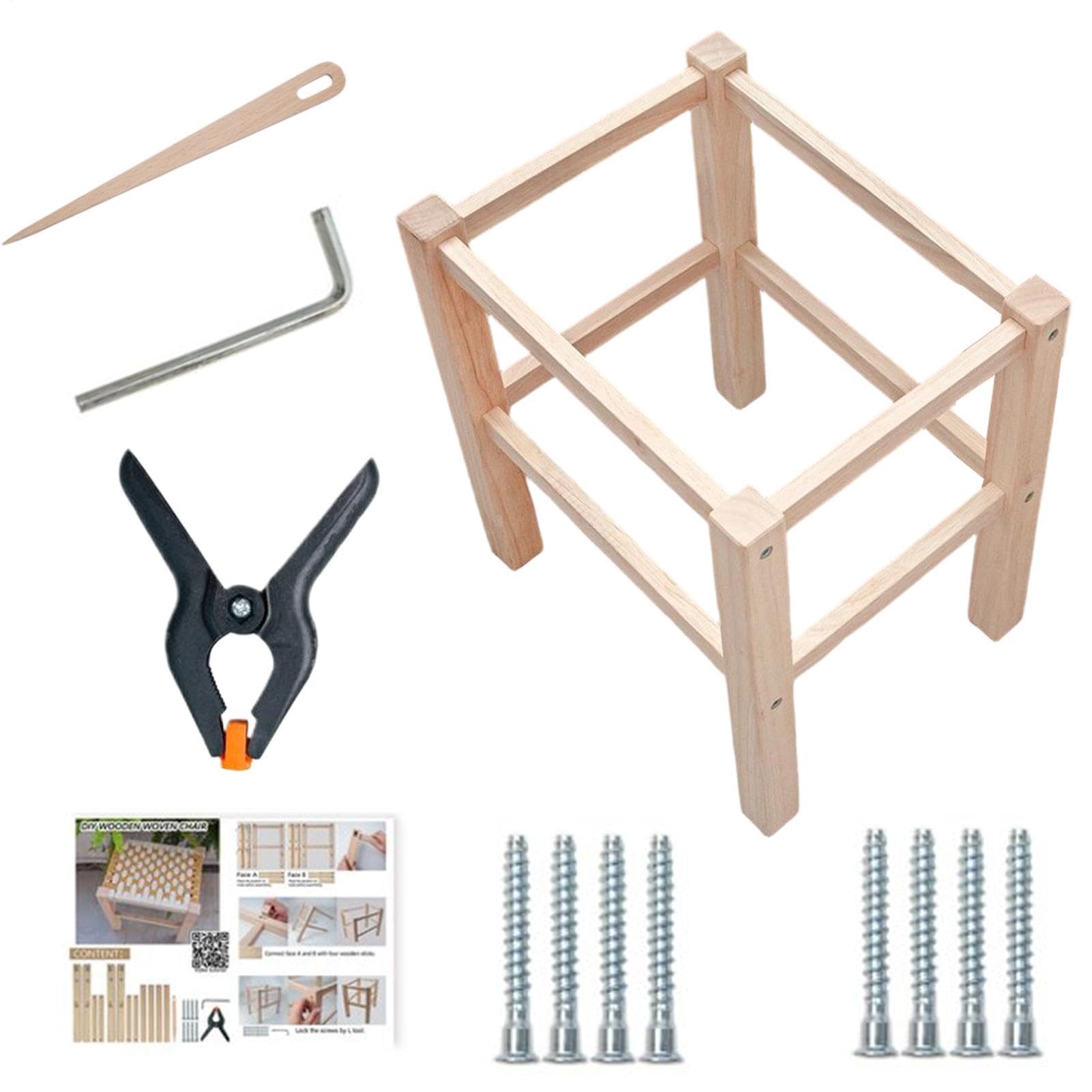 Kit De Armazón Taburete DIY Multifuncional Amigable Para Principiantes