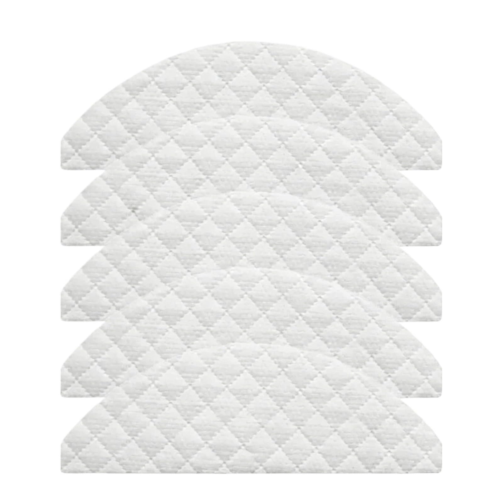 Genterun 40Pcs Vacuum Cleaner Mop Cloth, Compatible For Xiaomi, Compatible For Roidmi, Eve Plus Robotic Vacuum Cleaner Parts(40Pcs)