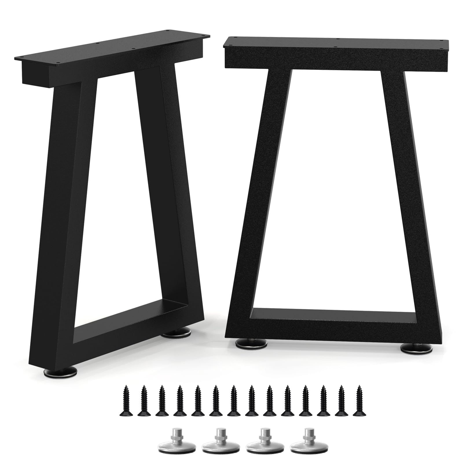 SNYXXOZ Table Legs H-Shape Metal Furniture Legs (16 IN, T Shape)