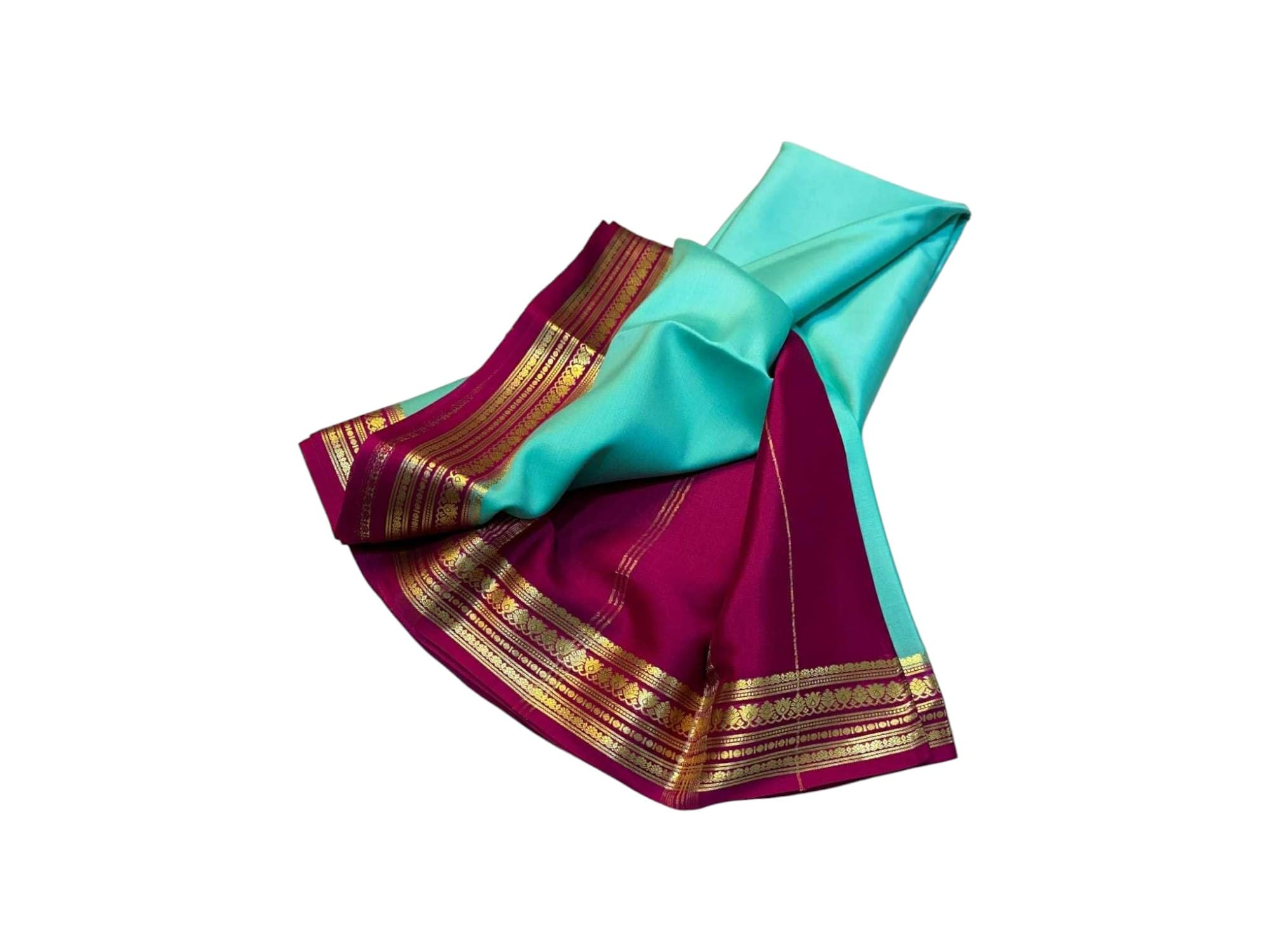 rajmala fashion RAJMALA Luxurious Women's Attactive Semi Mysore Silk Saree Border Patterns with Blouse Piece-picture-54