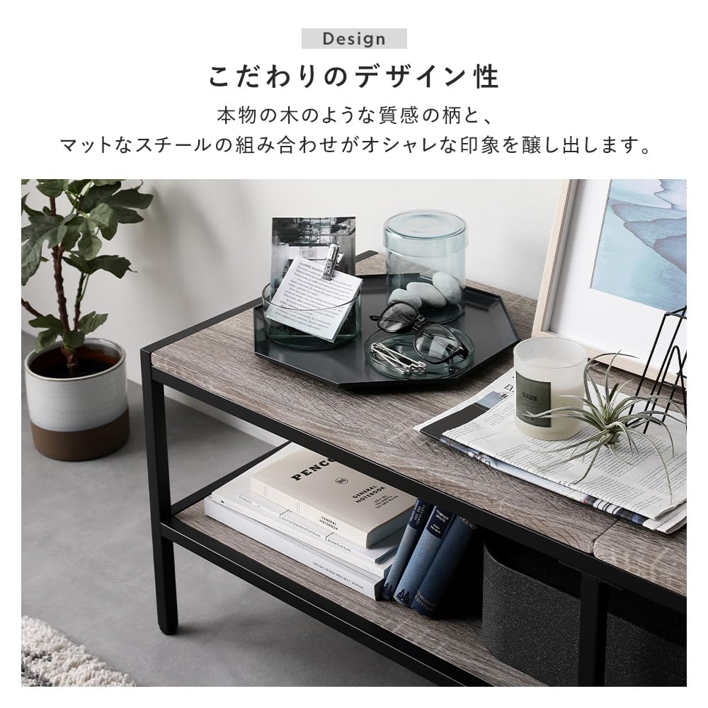 ローボード テレビ台 ヴィンテージ調120cm幅 大容量50型対応 グレー Amazon｜RASIK テレビ台 ローボード 幅120cm 奥行40cm ヴィンテージ 50