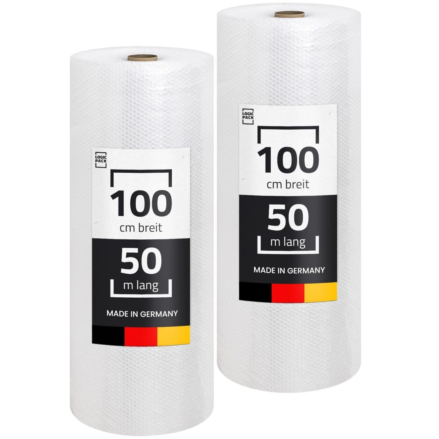 Noppenfolie 50cm x 100m 80my transparant 1 rol