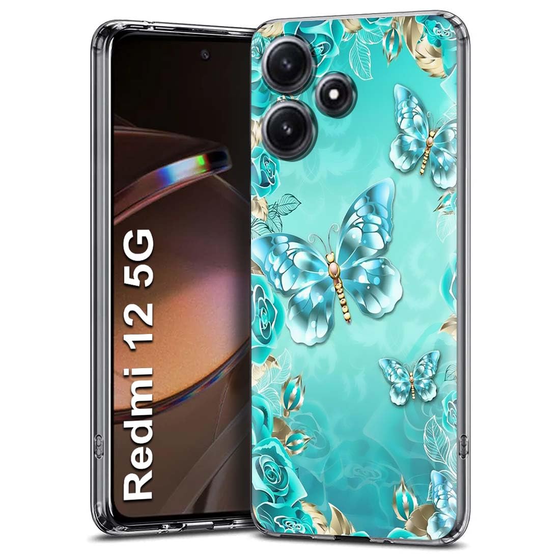 Fashionury Silicone Designer Case for Redmi 12 5G Back Cover for Redmi 12 5G Printed Back Cover D2084 (B0CDLBSD3Z) Amazon Price History, Amazon Price Tracker