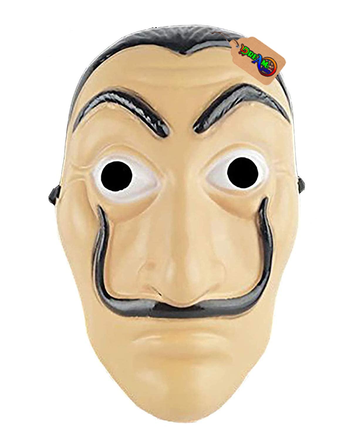 DreamAuro "Money Dalí Heist Face Mask For Cosplay, Party, Theme Play, Role Play, Birthday (Set of 1) (B089R5P2DN) Amazon Price History, Amazon Price Tracker