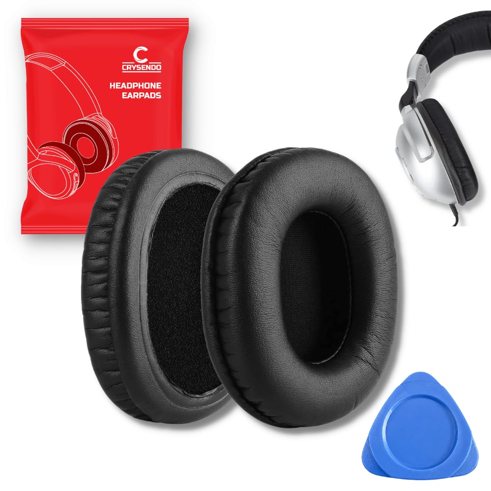 Crysendo 70mm Headphone Cushion Frog Leather Cushion | Compatible with Rockerz 430/370 Ear Cushion | 1.5cm Thick Replacement Headphone Ear Pads Frog Leather & Soft Foam Earpad (Black)-picture-27