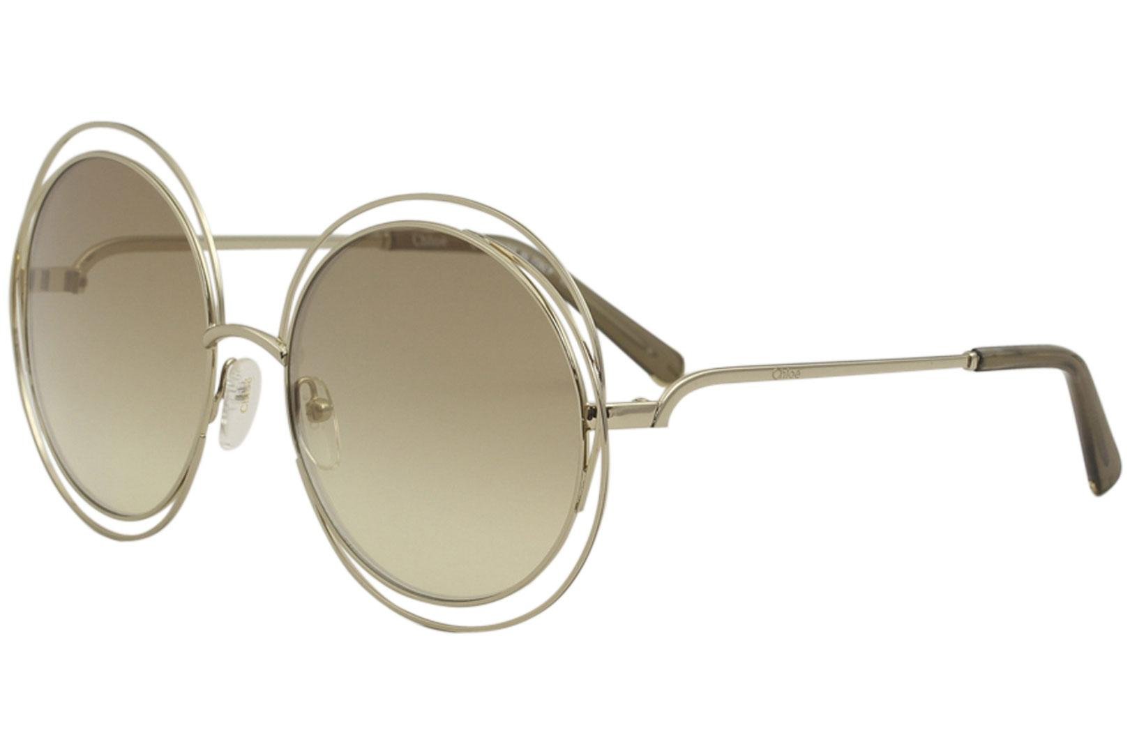 Sunglasses CHLOE CE 114 S 777 Gold/Transparent Mud