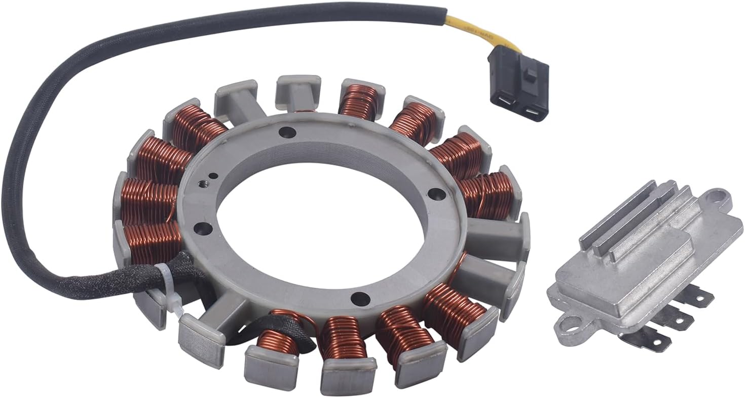 59031-7017 Stator Charging Coil Regulator 15 AMP for Kawasaki FR651V FR691V FS541V FS651V FX541V Engines Replaces 590317017