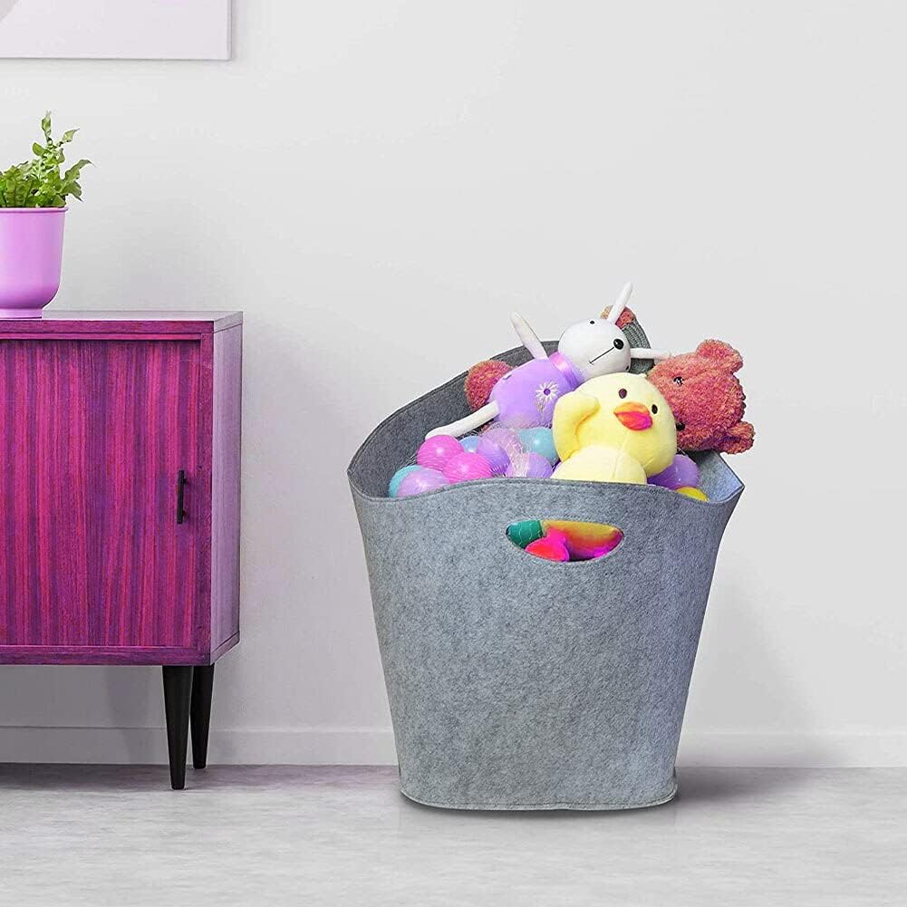 Log Tote Carrying Bag Felt Bag Firewood Fireplace Wooden Felt Bag Basket Fire Wooden Pocket Firewood Basket Fireplace Stove Firewood Carrier Firewood Bag for Fireplace (Color : Gris)