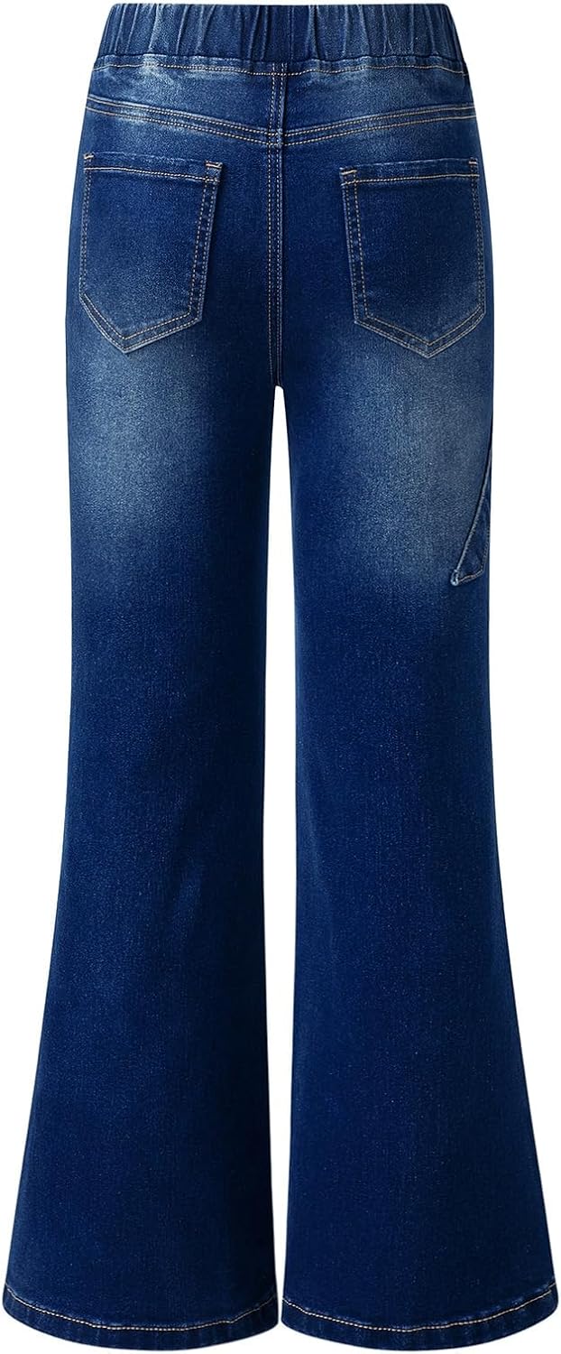 blibean Girls Cute Jeans Kids Zimbaplatinum Demin Pants Size 6-15 Years - Image 9